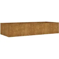 vidaXL Hochbeet 200x80x40 cm Cortenstahl