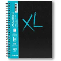 Adlibris XL Aquarelle Zeichenblock - 34 Blätter, A5 (148 x 210 mm), 300 g/m²