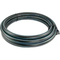 Boni-Shop® Wasserrohr, Druckrohr PE80 - 40 mm x 3,7 mm, Glatt SDR 11, 12,5bar, Schwarz/Blau 1m, DVGW type D=1,15m