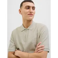 Jack & Jones Jjeaustin Zip Polo Ss Noos