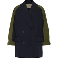Culture Blusenblazer "Damen Blazer CUblondie", Damen, Gr. 38, blau (marineblaus), Obermaterial: 77% Polyester PES. 18% Viskose CV. 5% Elasthan EL., Blazer Blusenblazer