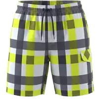 Adidas Badehose Check ML Swim Shorts in Grau | Gr.: 176