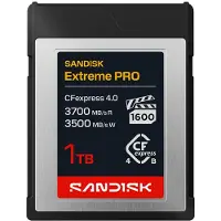 SanDisk Extreme PRO CFexpress Card 1 TB Type B, 4.0, 3700/3500 MB/s