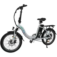 Shengmilo K7 20‑Zoll faltbares Stadt‑E‑Bike für Erwachsene, intelligentes Farbdisplay, APP‑Verbindung, mechanische Scheibenbremsen, LED，150kg