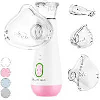 IEA Medical Inhalationsgerät pink – tragbarer Vernebler / Inhalator für Kinder & Erwachsene, Usb-C 1 St Gerät