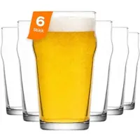 LAV Noniq Biergläser – 570 ml (19 1/4 oz), 6er Set