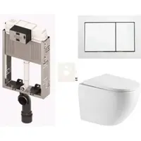 SAT Wand-WC Set für Einmauerung SIKOTZREX67B