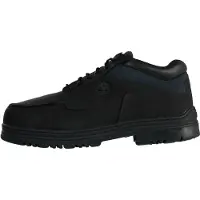 Timberland für Herren. TB0A2NQ8W051 Heritage Lederschuhe schwarz (44 W), Wohnung, Nobuck, Schnürsenkel, Lässig