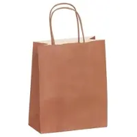 Gimex Boutique-Tüte mit verdrehten Griffen in BRAUN 23 + 12 x 30 cm je 250 -