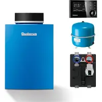 Buderus Paket K60S Gas-Brennwertkessel Logaplus GB212 22 kW Bedieneinheit Logamatic RC310 Zubehör ohne Mischer