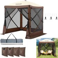 Vevor Gartenzelt Faltpavillon Partyzelt Popup Zelt 4 Personen 1,83x1,83x2,1m