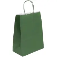 Gimex Boutique-Tüte mit verdrehten Griffen in WALDGRÜN 23 + 12 x 30 cm je 250 -