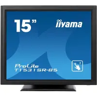 Iiyama T1531SR-B5, 38,1 cm (15"), 1024 x 768 Pixel, XGA, 300 cd/m², 0,297 x 0,297 mm, 700:1