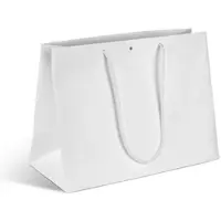 Gimex Luxustüte Natural White mit weißem Kraftpapier 39 + 18 x 29 cm je 100 -