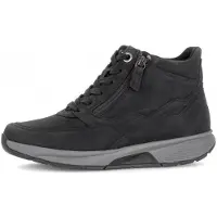 Gabor Rolling Soft Schnürstiefel Schwarz