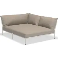 Houe LEVEL 2 Cozy Ecke Kissen rechts Aluminiumgestell