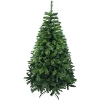 Markenlos Kunstbaum extra gefüllt mit doppelten Nadeln - grün, 150 cm