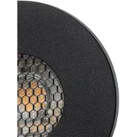QAZQA Modernes Bad Einbau Spot schwarz IP54 - Shed Honey