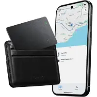 Nomad Ortungskarte – Karte zur Ortung des Portemonnaies, kompatibel mit Google Find Hub (schwarz)