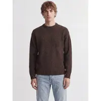 Jack & Jones Rundhalspullover "JJESOHO OLLIE KNIT CREW NECK SN" Materialmix, relaxed fit