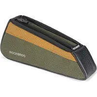 RockBros Fahrradtasche, Schwarz, 0,25 l Volumen, mit übersichtlichem Stauraum