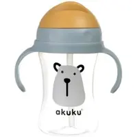 Akuku Cup with flip-top straw 300 ml / BEAR