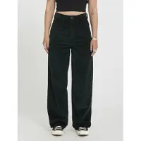 Volcom - Pantalon en velours côtelé - Weellow II Corduroy Pant W Scarab für Damen aus Baumwolle - Größe 29 US - Grün