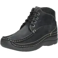 Wolky Schnürschuh Roll Shoot Montana Nubuck Black Damen-Schuhgröße 37