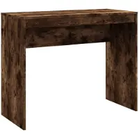vidaXL Schreibtisch Räuchereiche 90x40x72 cm Holzwerkstoff