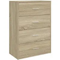 vidaXL Sideboard Sonoma-Eiche 60x31x84 cm Holzwerkstoff