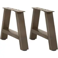 vidaXL Couchtischbeine A-Form 2 Stk. 30x(30-31) cm Stahl