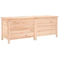 vidaXL Gartentruhe 150x50x56,5 cm Massivholz Tanne
