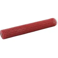 vidaXL Drahtzaun Stahl mit PVC-Beschichtung 10x1 m Rot