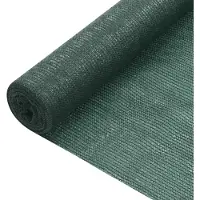 vidaXL Zaunblende Grün 2x10 m HDPE 75 g/m²