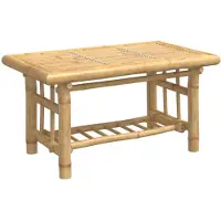 vidaXL Couchtisch 70x45x36 cm Bambus