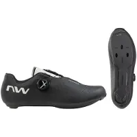 Northwave - Sonic Plus Wide - Radschuhe Gr 42,5 schwarz/grau
