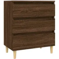 vidaXL Sideboard Braun Eichen-Optik 60x35x70 cm Holzwerkstoff