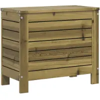 vidaXL Gartenhocker 62x31,5x52 cm Kiefernholz Imprägniert
