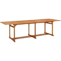 vidaXL Garten-Esstisch 280x90x75 cm Massivholz Akazie