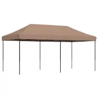 vidaXL Partyzelt Faltbar Pop-Up Braun 580x292x315 cm