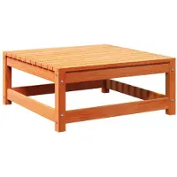 vidaXL Gartenhocker Wachsbraun 70x70x30 cm Massivholz Kiefer