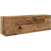 vidaXL Bad-Wandschrank Altholz-Optik 100x25x30 cm Holzwerkstoff