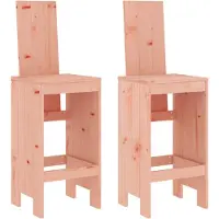 vidaXL Barhocker 2 Stk. 40x42x120 cm Massivholz Douglasie