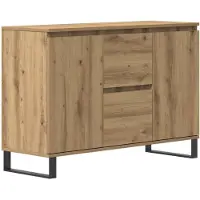 vidaXL Sideboard Artisan-Eiche 101,5x35x70 cm Holzwerkstoff