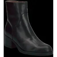 Wonders für Damen. G-6261 Leder-Stiefeletten Isy schwarz (41), 3 bis 5 cm, Reißverschluss, Lässig
