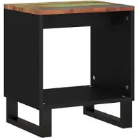 vidaXL Couchtisch 40x31x46 cm Altholz Massiv & Holzwerkstoff