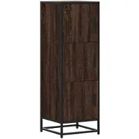vidaXL Highboard Braun Eichen-Optik 35,5x35x106,5 cm