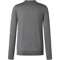 JOOP! Herren Strickpullover - Davide, Feinstrick, kurzer Stehkragen, Schurwolle Mittelgrau / M