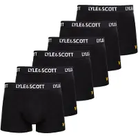 Lyle & Scott LYLE&SCOTT Herren Boxershorts, 6er Pack - Barclay Core Trunks, Baumwoll-Stretch