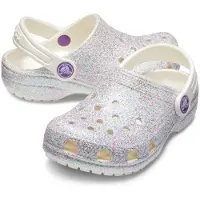 Crocs Classic Glitter Clog Kids Oyster Größe EU 23-24 Normal